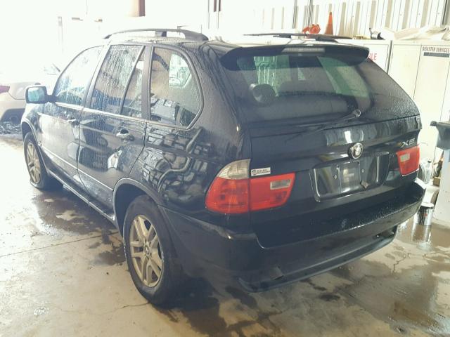 5UXFA135X4LU39391 - 2004 BMW X5 3.0I BLACK photo 3