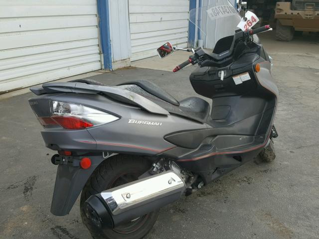 JS1CK44B6D2100652 - 2013 SUZUKI AN400 A GRAY photo 4