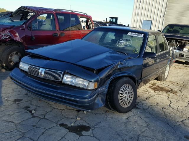 1G3AJ55M5S6387753 - 1995 OLDSMOBILE CIERA SL BLUE photo 2