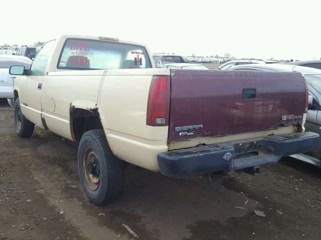 1GTGC24RXTZ526470 - 1996 GMC SIERRA C25 CREAM photo 3