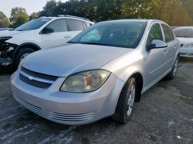 1G1AL58F087200387 - 2008 CHEVROLET COBALT LT SILVER photo 2