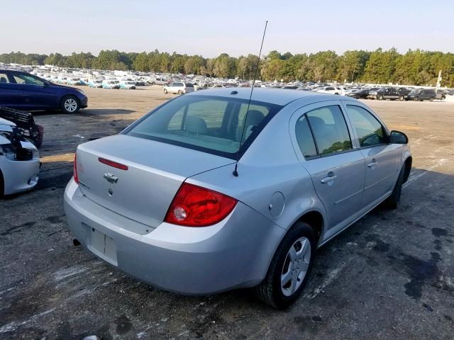 1G1AL58F087200387 - 2008 CHEVROLET COBALT LT SILVER photo 4