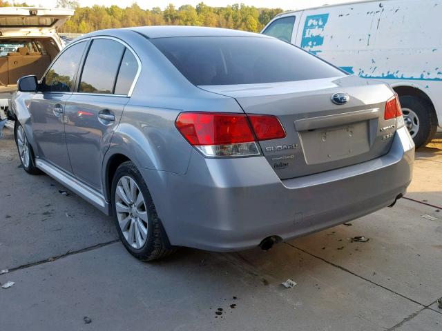 4S3BMDL66A2214226 - 2010 SUBARU LEGACY 3.6 GRAY photo 3