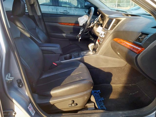 4S3BMDL66A2214226 - 2010 SUBARU LEGACY 3.6 GRAY photo 5