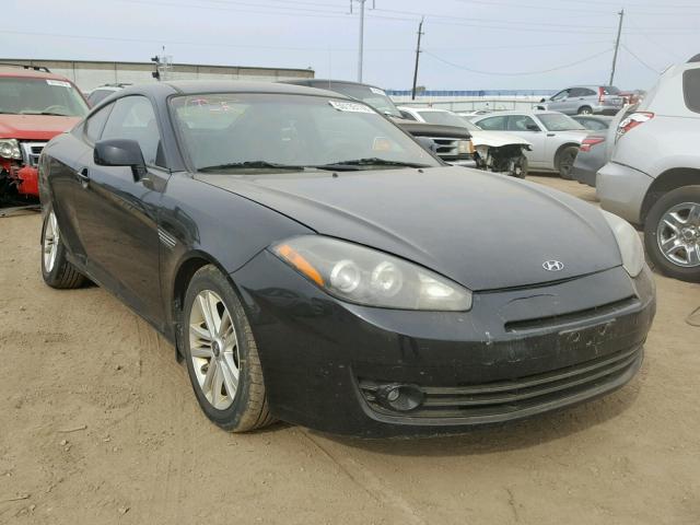 KMHHM66D38U293705 - 2008 HYUNDAI TIBURON GS BLACK photo 1