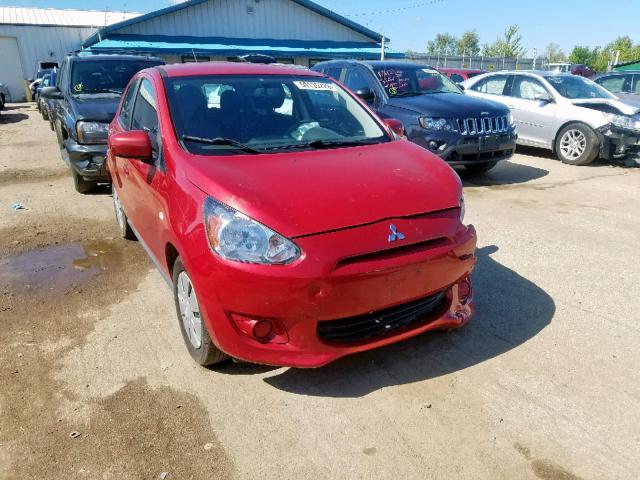 ML32A3HJ5FH043198 - 2015 MITSUBISHI MIRAGE DE RED photo 1