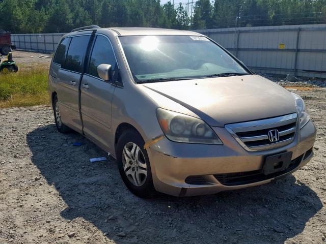 5FNRL38775B082142 - 2005 HONDA ODYSSEY EX GOLD photo 1