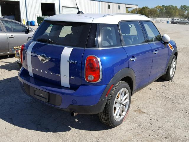 WMWZB3C5XFWM32785 - 2015 MINI COOPER COU BLUE photo 4