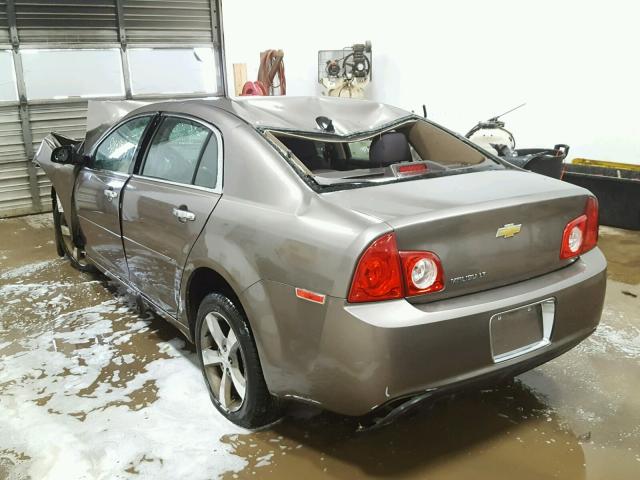1G1ZC5E05CF312863 - 2012 CHEVROLET MALIBU 1LT GRAY photo 3
