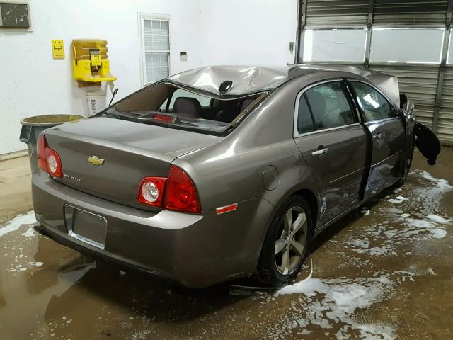 1G1ZC5E05CF312863 - 2012 CHEVROLET MALIBU 1LT GRAY photo 4