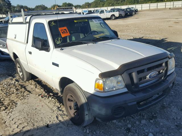 1FTKR1ADXAPA75609 - 2010 FORD RANGER WHITE photo 1