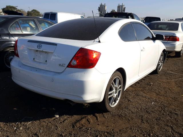 JTKDE177870213647 - 2007 TOYOTA SCION TC 白色 照片 4