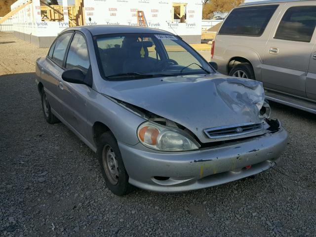 KNADC123016517610 - 2001 KIA RIO SILVER photo 1