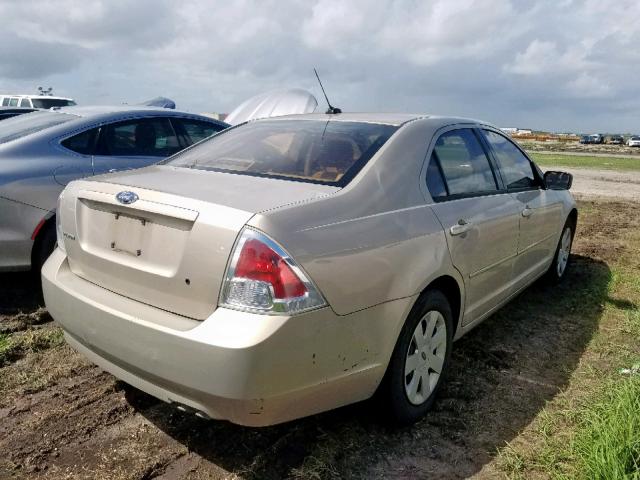 3FAHP06Z98R262234 - 2008 FORD FUSION S GOLD photo 4