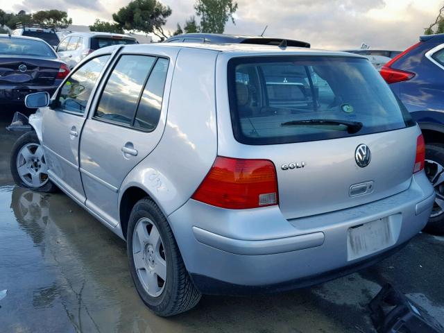 9BWFL61J644000777 - 2004 VOLKSWAGEN GOLF GL SILVER photo 3