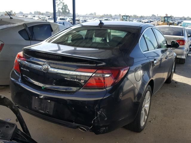 2G4GR5GX1E9174382 - 2014 BUICK REGAL PREM BLACK photo 4