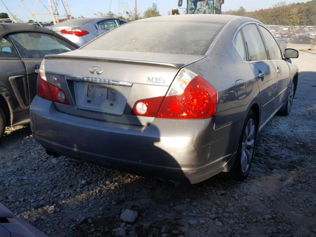 JNKAY01F57M452155 - 2007 INFINITI M35 BASE GRAY photo 4