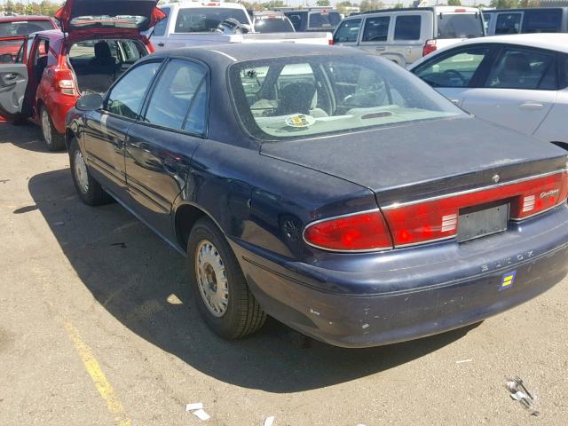 2G4WS52J511213759 - 2001 BUICK CENTURY CU BLUE photo 3