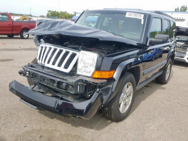 1J8HG48KX7C626751 - 2007 JEEP COMMANDER შავი ფოტო 2