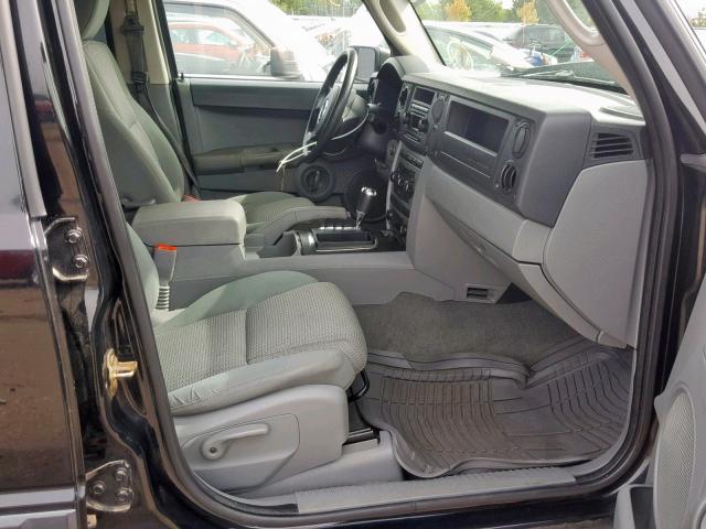 1J8HG48KX7C626751 - 2007 JEEP COMMANDER შავი ფოტო 5