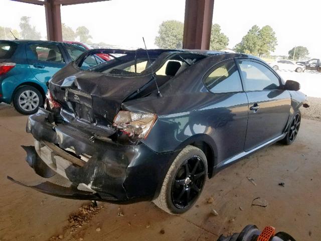 JTKDE177870209193 - 2007 TOYOTA SCION TC ნაცრისფერი ფოტო 4