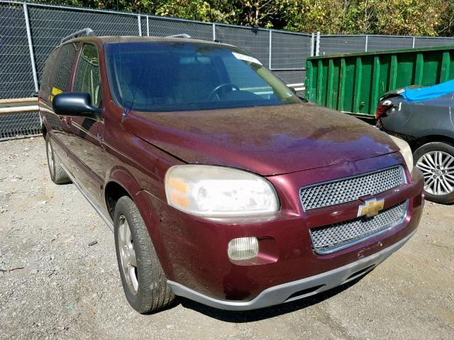 1GNDV33197D117286 - 2007 CHEVROLET UPLANDER L BURGUNDY photo 1