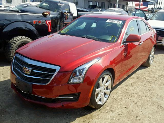 1G6AA5RX2G0194798 - 2016 CADILLAC ATS RED photo 2