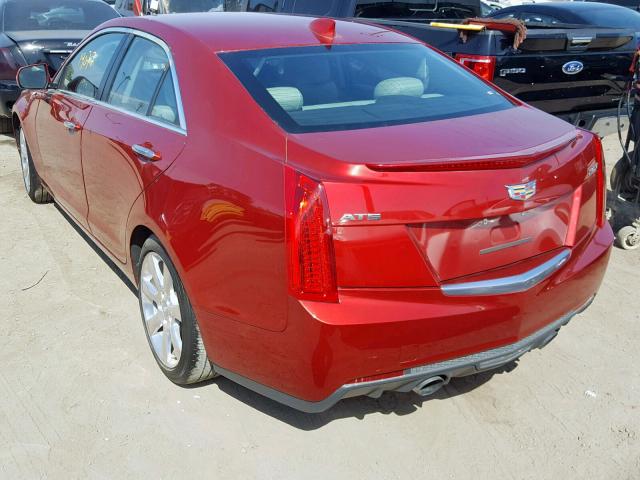 1G6AA5RX2G0194798 - 2016 CADILLAC ATS RED photo 3