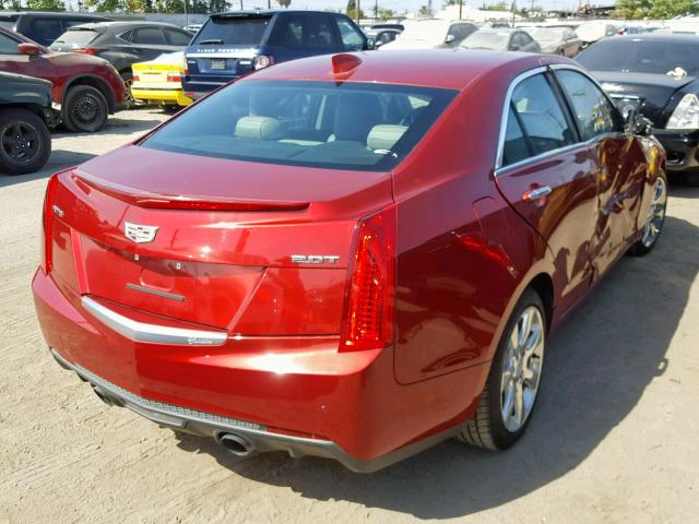 1G6AA5RX2G0194798 - 2016 CADILLAC ATS RED photo 4