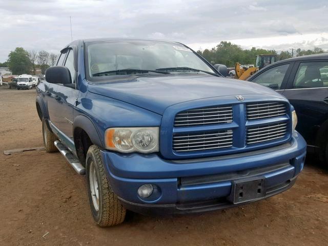 1D7HU18D94J132149 - 2004 DODGE RAM 1500 S BLUE photo 1