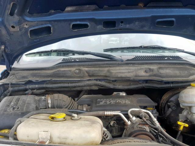 1D7HU18D94J132149 - 2004 DODGE RAM 1500 S BLUE photo 7