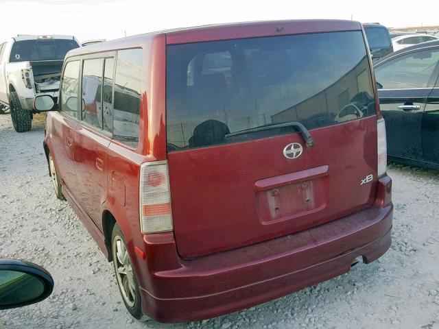 JTLKT334464116338 - 2006 TOYOTA SCION XB 勃艮第红 照片 3