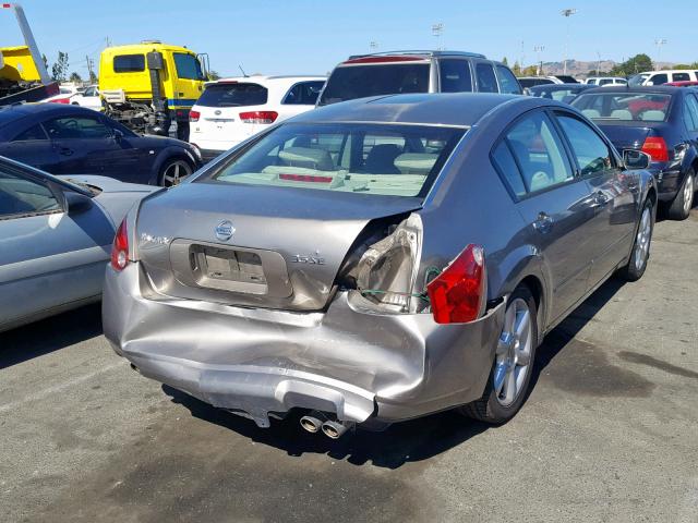 1N4BA41E96C845076 - 2006 NISSAN MAXIMA SE SILVER photo 4