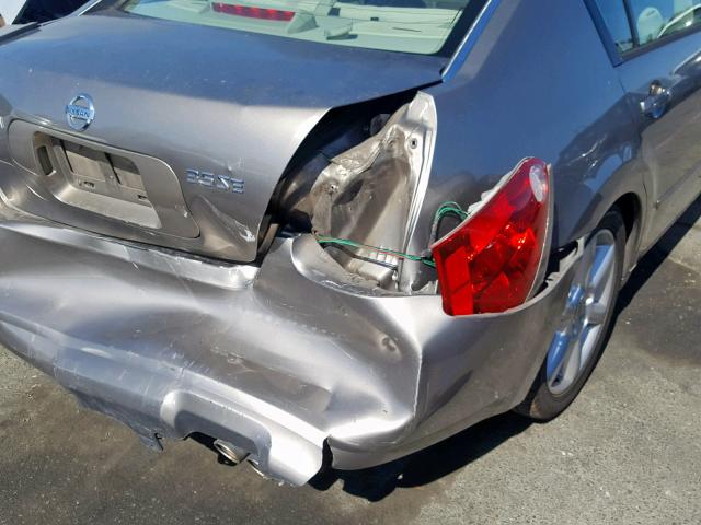 1N4BA41E96C845076 - 2006 NISSAN MAXIMA SE SILVER photo 9