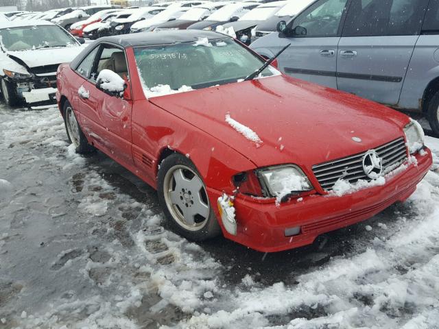 WDBFA67E8PF073151 - 1993 MERCEDES-BENZ 500 SL RED photo 1