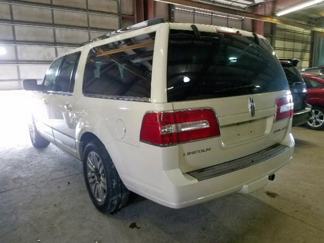 5LMFL27587LJ15350 - 2007 LINCOLN NAVIGATOR WHITE photo 3