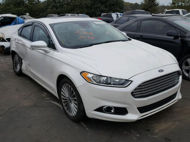 3FA6P0K91FR273688 - 2015 FORD FUSION TIT WHITE photo 1