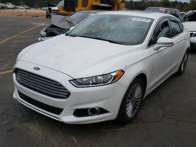 3FA6P0K91FR273688 - 2015 FORD FUSION TIT WHITE photo 2