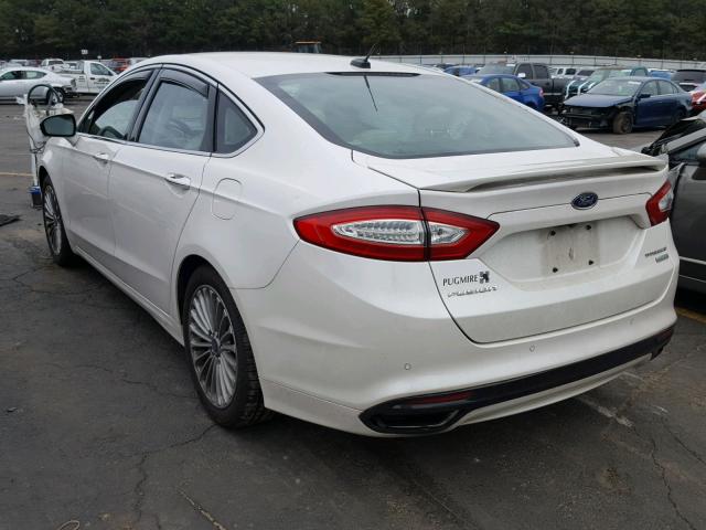 3FA6P0K91FR273688 - 2015 FORD FUSION TIT WHITE photo 3