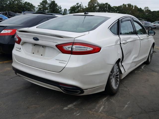 3FA6P0K91FR273688 - 2015 FORD FUSION TIT WHITE photo 4