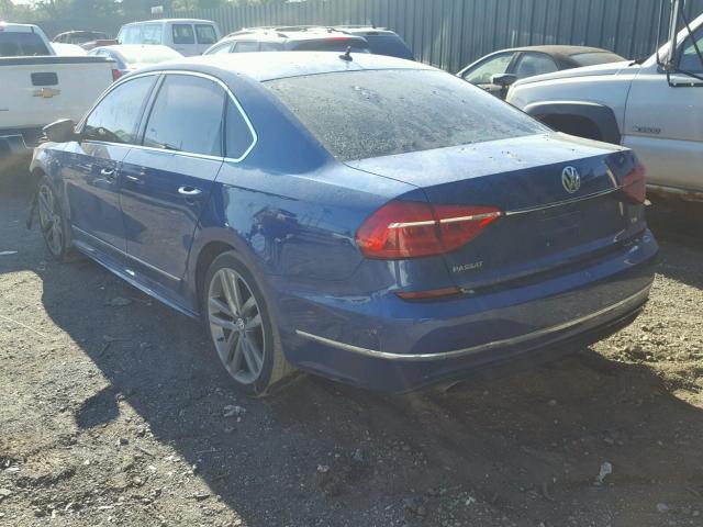 1VWAT7A31GC048304 - 2016 VOLKSWAGEN PASSAT S BLUE photo 3