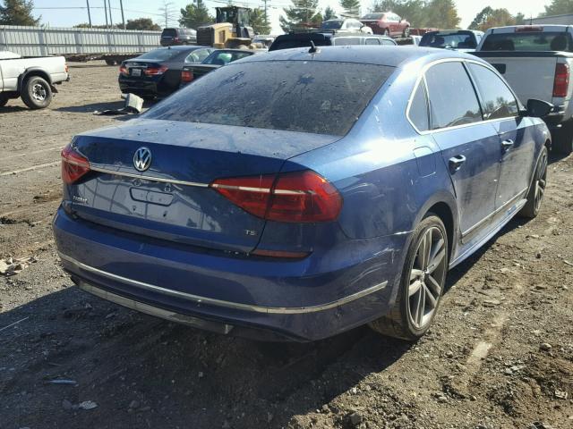 1VWAT7A31GC048304 - 2016 VOLKSWAGEN PASSAT S BLUE photo 4