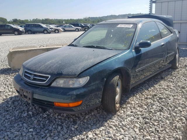 19UYA2253VL013479 - 1997 ACURA 3.0CL TURQUOISE photo 2