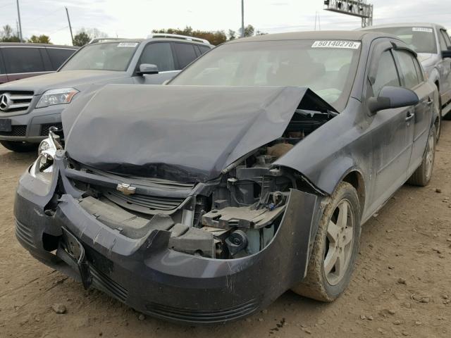 1G1AT58H397201780 - 2009 CHEVROLET COBALT LT GRAY photo 2