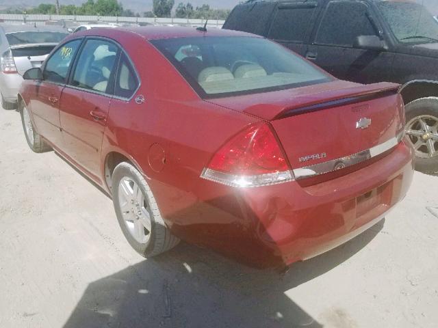 2G1WU581469164335 - 2006 CHEVROLET IMPALA LTZ MAROON photo 3