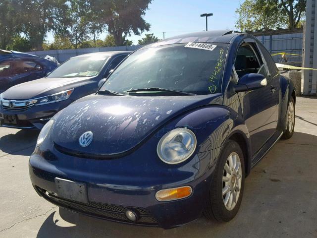 3VWCK31CX4M407079 - 2004 VOLKSWAGEN NEW BEETLE ლურჯი ფოტო 2