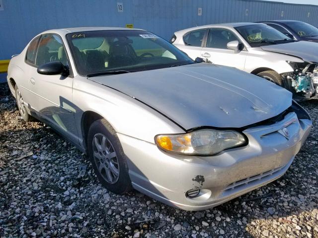2G1WW12E549202392 - 2004 CHEVROLET MONTE CARL ვერცხლისფერი ფოტო 1