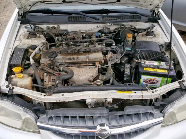 1N4DL01DX1C143649 - 2001 NISSAN ALTIMA XE WHITE photo 7