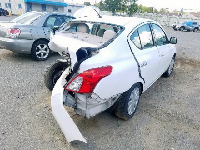 3N1CN7AP7CL822646 - 2012 NISSAN VERSA S WHITE photo 4