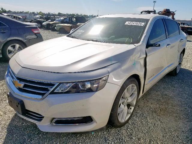 1G1155S32EU146578 - 2014 CHEVROLET IMPALA LTZ WHITE photo 2